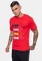 Camiseta Diadora Masculina Four Logo Vermelha - Marca Diadora