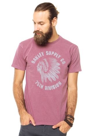 Camiseta Oakley Supply Roxa