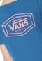 Camiseta Vans Basic Crew Wm Sixer Azul - Marca Vans
