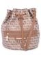 Bolsa Saco Fellipe Krein Estampada Bronze - Marca Fellipe Krein