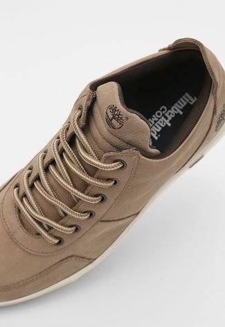 Tênis Couro Timberland Traveller Bege