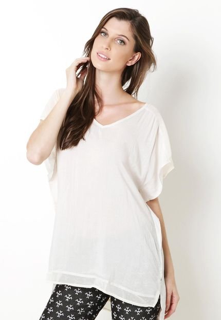 Blusa Mercatto Simple Off-White - Marca Mercatto