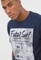 Camiseta Fatal Lettering Azul-Marinho - Marca Fatal