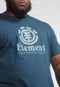 Camiseta Element Plus Size Vertical Azul-Marinho - Marca Element