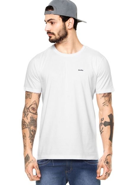 Camiseta Manga Curta Redley Estampa Branca - Marca Redley