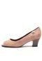 Peep Toe Piccadilly Recorte Bege - Marca Piccadilly