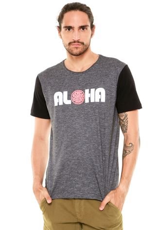 Camiseta Rip Curl Aloha Preta