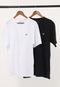 Kit 2pçs Camiseta Hang Loose Silk Logo Branco/Preto - Marca Hang Loose