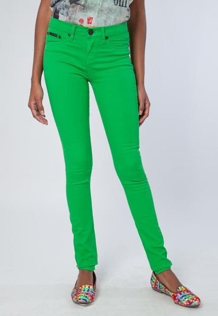 Calça Sarja Jegging Calvin Klein Color Verde - Marca Calvin Klein Jeans