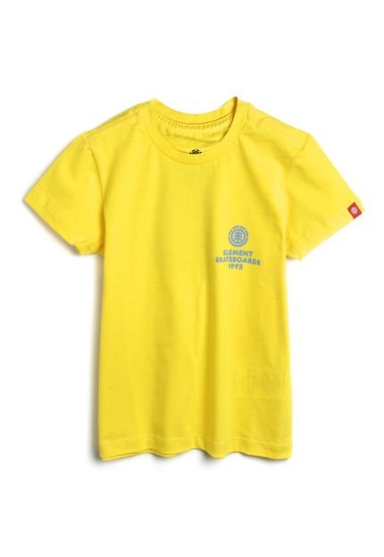 Camiseta Element Menino Posterior Amarela - Marca Element