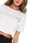 Camiseta Cropped Acrobat Empoderada Agosto Off-White - Marca Acrobat