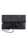 Clutch de couro liso Nikki - Preto - Marca Andrea Vinci