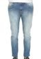 Calça Jeans Triton Skinny Cropped Bolsos Azul - Marca Triton