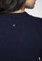 Blusa de Tricot Decote Canelado - Marca Guess