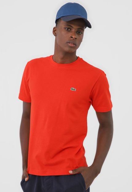 Camiseta Lacoste Logo Vermelha - Marca Lacoste