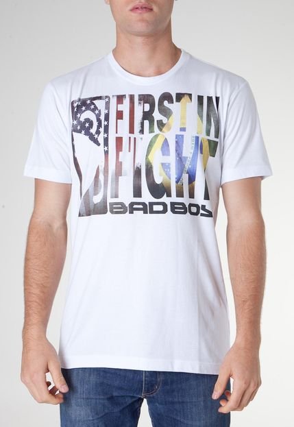 Camiseta Bad Boy Fight Branca - Marca Bad Boy