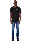 Camiseta John John Masculina Slim 3D Front Logo Preta - Marca John John