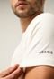 Camiseta Aramis Lettering Off-White - Marca Aramis