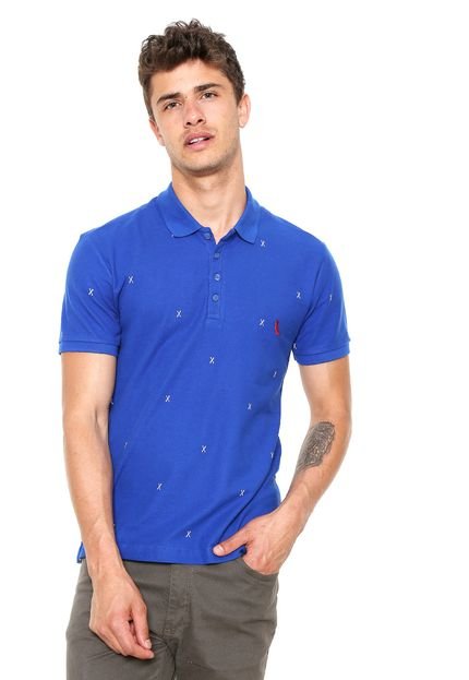Camisa Polo Reserva Mini X Azul - Marca Reserva