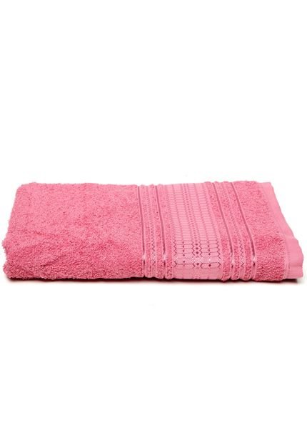 Toalha de Banho Santista Prata Liv 70x135cm Rosa - Marca Santista