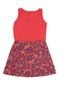 Vestido Mineral Kids Floral Vermelho - Marca Mineral Kids