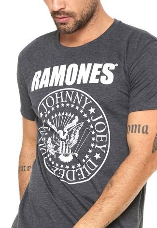 Camiseta bandUP! Ramones Cinza