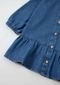 Vestido Chemise Jeans Infantil Toddler - Azul - Marca Hering