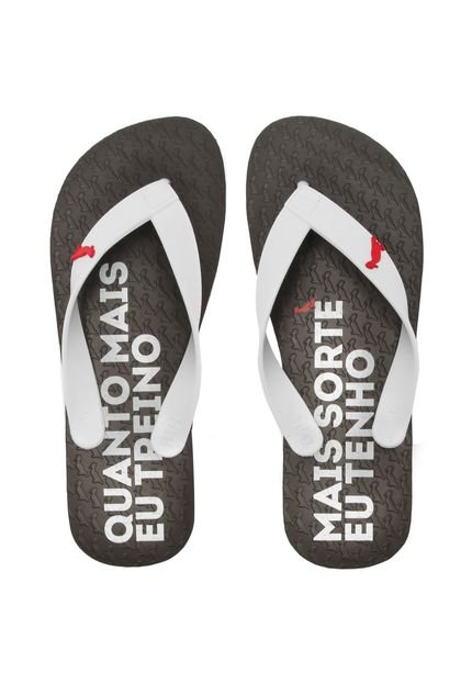 Chinelo Reserva Lettering Branco - Marca Reserva