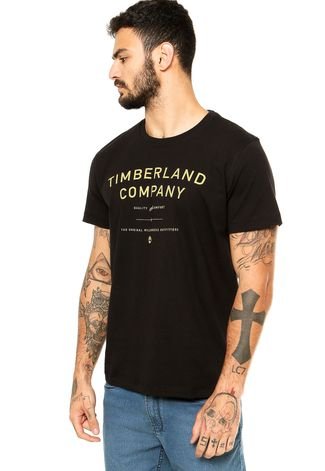 Camiseta Timberland Company Preta
