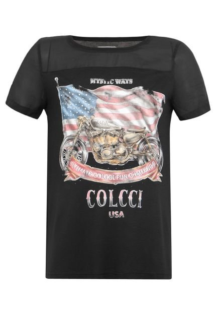 Camiseta Colcci Fun Mystic Ways Preta - Marca Colcci Fun