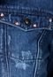 Jaqueta Jeans Calvin Klein Jeans Spikes Azul - Marca Calvin Klein Jeans