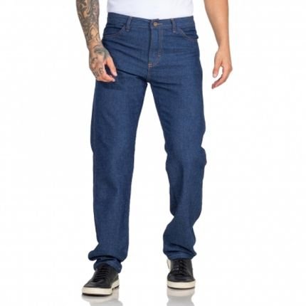 Calça Jeans Tradicional Masculina Trabalho Reforçada Azul - Marca Zafina
