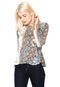 Blusa Cativa Estampada Bege - Marca Cativa