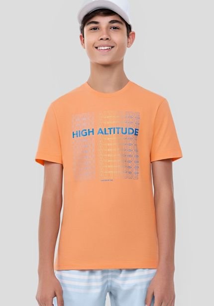 Camiseta Juvenil em Meia Malha Estampada - Marca Hangar 33