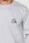 Blusa de Moletom Fechada Quiksilver Care Logo Chest Cinza - Marca Quiksilver