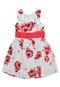 Vestido Nick Floral Cinza - Marca Nick