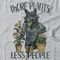 Camiseta More Plants Less People - Mescla Cinza - Marca Studio Geek 