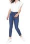 Calça Jeans Calvin Klein Jeans Slim Cropped Pespontos Azul - Marca Calvin Klein Jeans