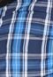 Camisa Delkor Reta Xadrez Bolso Azul - Marca Delkor