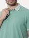 Polo Aramis Masculina Piquet Duplo Gola Jacquard Verde Claro - Marca Aramis