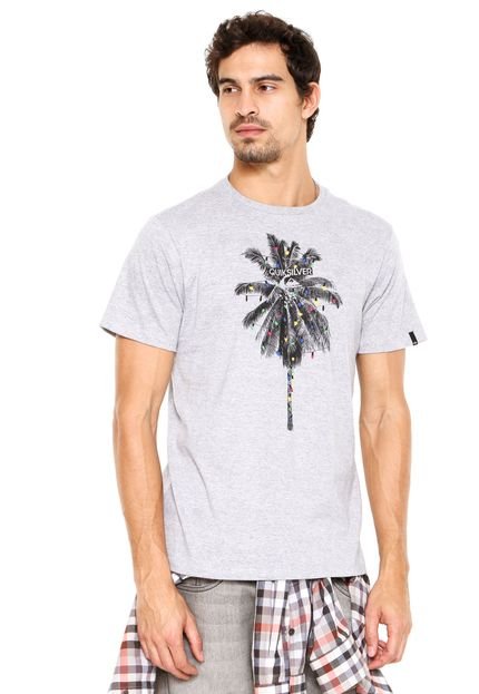 Camiseta Quiksilver Palm Light Cinza - Marca Quiksilver