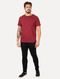 Camiseta Dudalina Masculina Essentials Green Icon Vermelho Escuro - Marca Dudalina