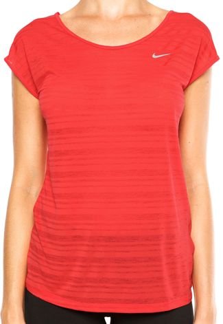 Camiseta Nike Dri-Fit Cool Breeze Strappy Vermelha