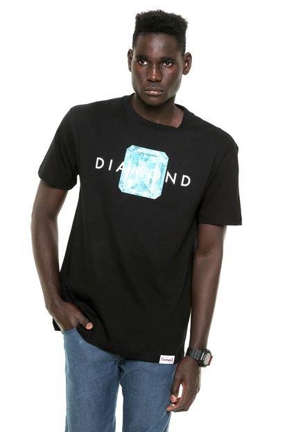 Camiseta Diamond Supply Co Emerald Cut Preta - Marca Diamond Supply Co