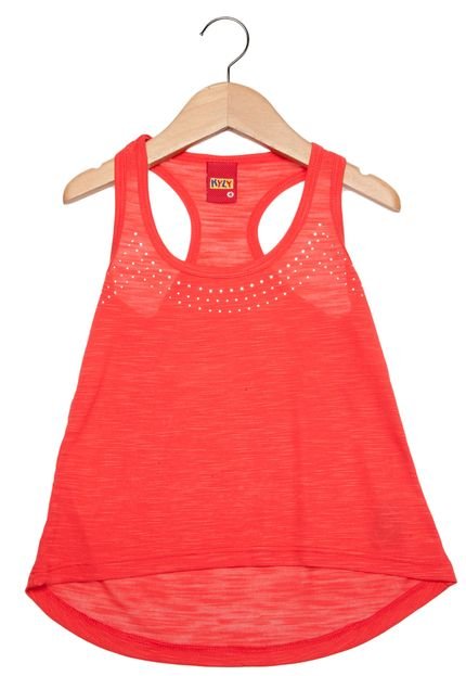 Regata Kyly Strass Infantil Laranja - Marca Kyly