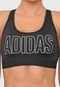 Top adidas Performance Alphaskin Logo Preto - Marca adidas Performance