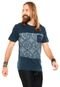 Camiseta Vissla Skeleton Coast Azul - Marca Vissla