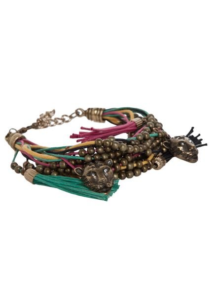 Pulseira FiveBlu Tigre Dourada - Marca FiveBlu