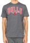 Camiseta New Era Chicago Bulls NBA Cinza - Marca New Era