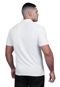 Camisa Polo Masculina Malha Piquet Kit 2 Camiseta Lisa Básica Uniforme Trabalho Empresa Techmalhas Branco/Preto - Marca TECHMALHAS